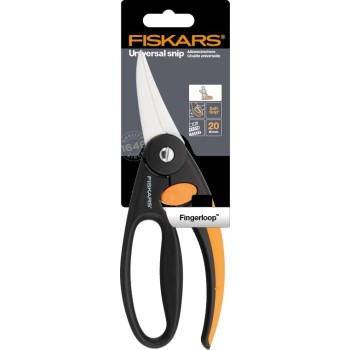Ножницы универсальные Fingerloop с петлёй для пальцев FISKARS
