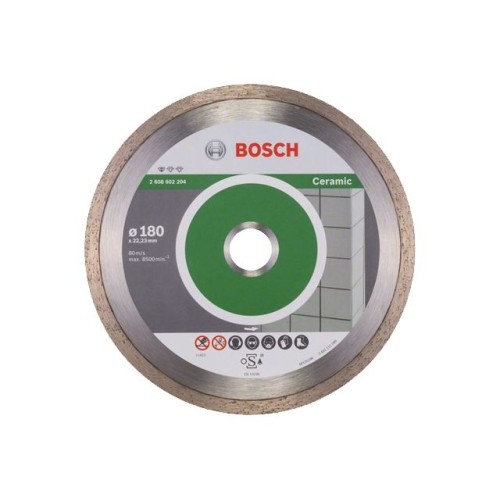 Алмазный круг 180х22 мм по керамике сплошн. STANDARD FOR CERAMIC BOSCH