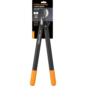 Сучкорез плоскостной L74 FISKARS PowerGear с загнутыми лезвиями средний