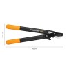 Сучкорез плоскостной L70 FISKARS PowerGear с загнутыми лезвиями малый