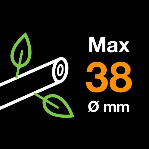 Сучкорез плоскостной L70 FISKARS PowerGear с загнутыми лезвиями малый