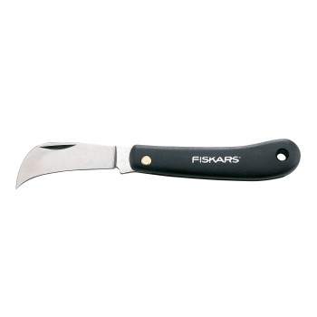 Нож садовый изогнутый для прививок FISKARS