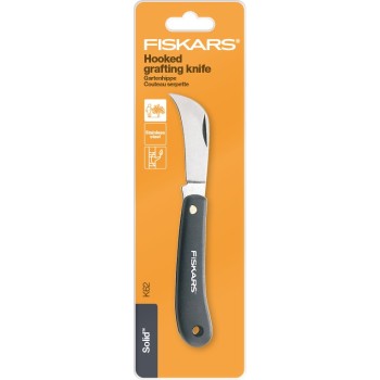 Нож садовый изогнутый для прививок FISKARS