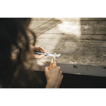 Нож садовый изогнутый для прививок FISKARS