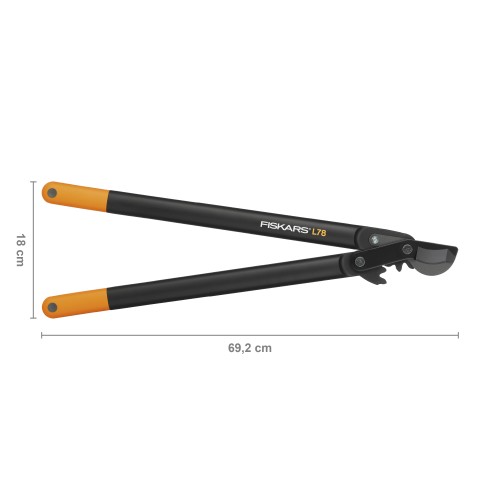 Сучкорез плоскостной L78 FISKARS PowerGear большой