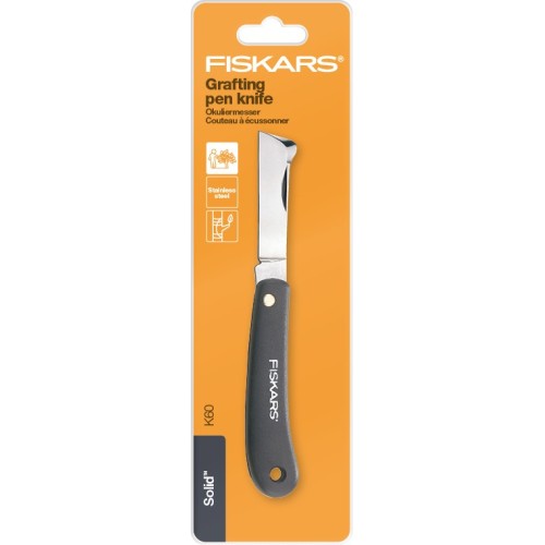 Нож садовый плоский для прививок FISKARS