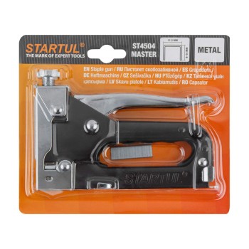 Пистолет скобозабивной мет. 4-14мм STARTUL MASTER (ST4504)