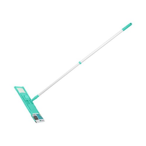 Швабра для пола с насадкой из микрофибры, бирюзовая, PERFECTO LINEA