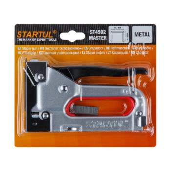 Пистолет скобозабивной мет. 4-10мм STARTUL MASTER (ST4502)