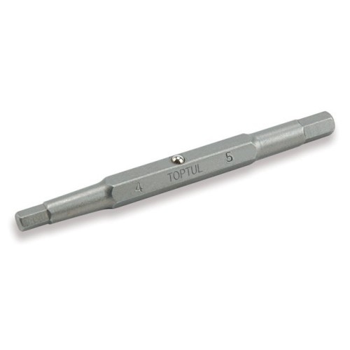 Насадка двухсторонняя шестигр.4mm/5mm 75мм TOPTUL