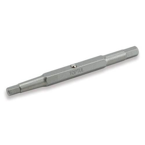 Насадка двухсторонняя шестигр.2.5mm/3mm 75мм TOPTUL