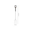 Вилы садовые телескопические SmartFit  FISKARS