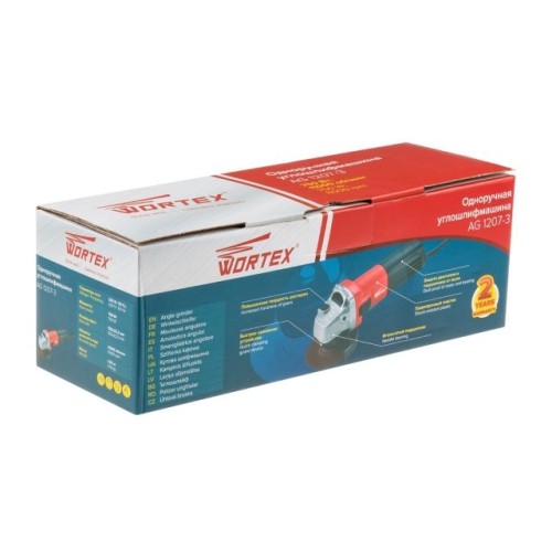 Одноручная углошлифмашина WORTEX AG 1207-3 750 Вт, 125 мм