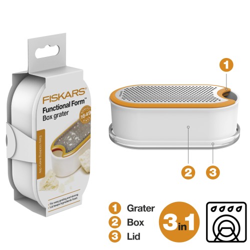 Терка с контейнером Functional Form Fiskars