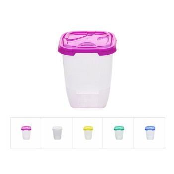 Контейнер пласт. прямоуг. 0.8 л, с крышкой, Frigo, DRINA