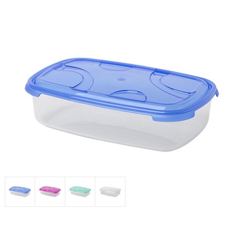 Контейнер пласт. прямоуг. 0.6 л, с крышкой, Frigo Plus, DRINA