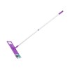 Швабра для пола с насадкой из микрофибры, фиолетовая, PERFECTO LINEA