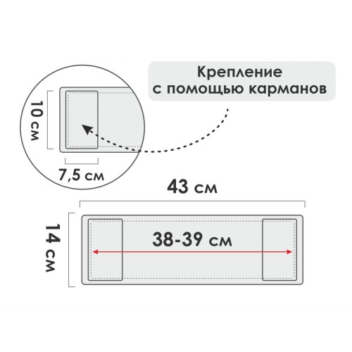 Сменная насадка для швабры из шенилла, серая, PERFECTO LINEA