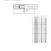 Петля гаражная с шаром 14х70 б/п STARFIX