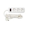 Удлинитель бытовой 3,5м (3 роз., 2.5кВт, с/з, ПВС 3х0,75) Bylectrica