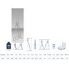 Лестница алюм. 3-х секц. 300/786/318см 3х12 ступ., 16,8кг PRO STARTUL (ST9942-12)
