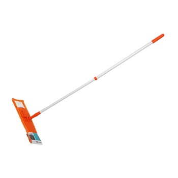 Швабра для пола с насадкой из микрофибры, оранжевая, PERFECTO LINEA