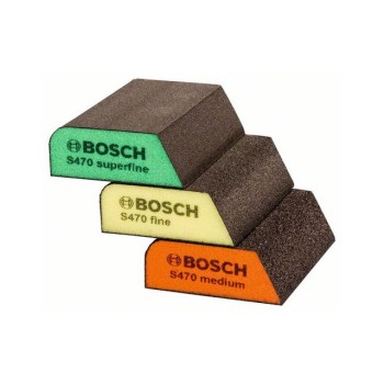 Набор губок абразивных BOSCH (3 шт.)