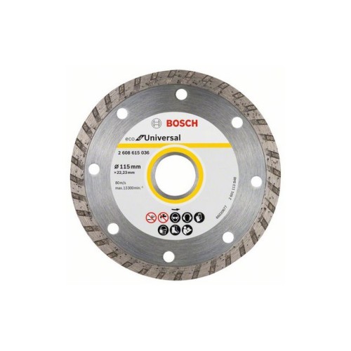 Алмазный круг 125х22 мм универс. Turbo ECO UNIVERSAL BOSCH