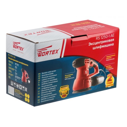 Эксцентриковая шлифмашина WORTEX RS 1250-1 AE 450 Вт