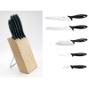 Набор ножей 5 шт. с деревянным блоком Essential Fiskars