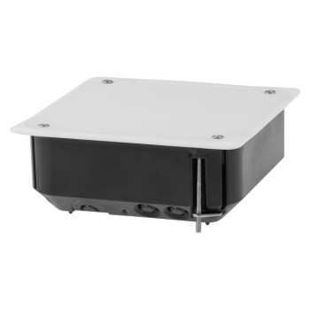 Коробка распаечная СП 115х115х45мм, крышка, мет.лапки IP20 ЮПИТЕР
