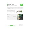 Решетка STANDART 100 пластиковая Волна (черный), Ecoteck, РБ