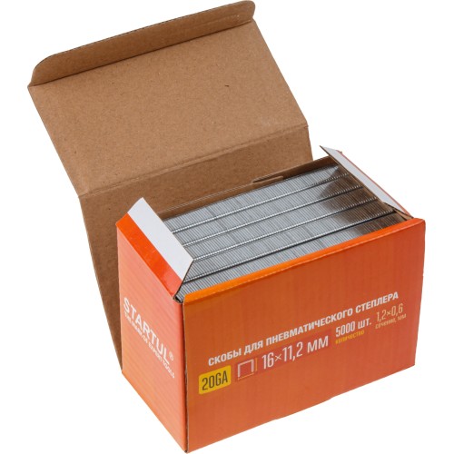 Скобы тип 20GA 16мм (5000шт) STARTUL PROFI (ST4530-16)