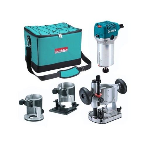 Фрезер кромочный MAKITA RT 0700 CX2 + аксессуары в сумке