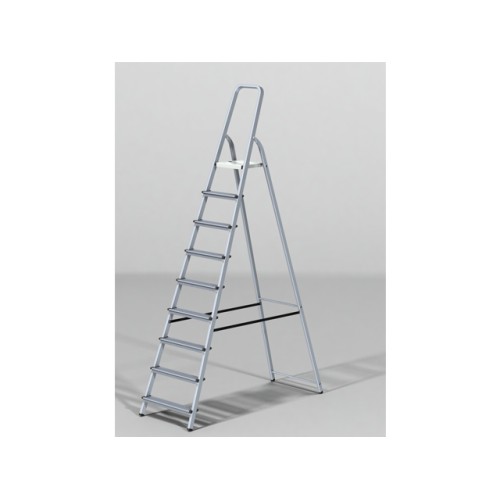 Лестница-стремянка алюм. 195 см 9 ступ. 7,4 кг PRO STARTUL (ST9940-09)