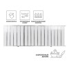 Экран под ванну 1,7 м, серебряная (10), PERFECTO LINEA