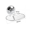 Мыльница настенная на вакуумной присоске, хром. сталь, FIX LOCK, PERFECTO LINEA
