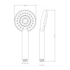 Душевая лейка, 1-функц. AVSSS-007 AV Engineering