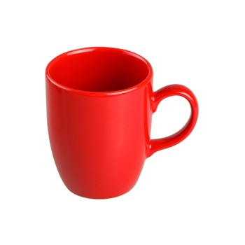 Кружка керамическая, 300 мл, серия Бодрум, красная, PERFECTO LINEA
