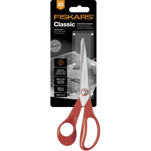 Ножницы для левшей унив. 21см Classic Fiskars