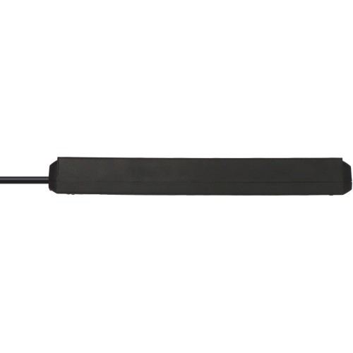Удлинитель 1.5м (6 роз., 3.3кВт, с/з, ПВС) черный Brennenstuhl Eco-Line