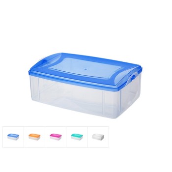 Контейнер пласт. прямоуг. 2.2 л, с крышкой, Frigo, DRINA