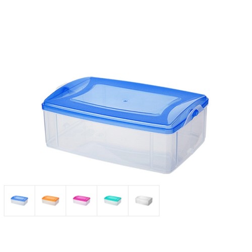 Контейнер пласт. прямоуг. 2.2 л, с крышкой, Frigo, DRINA