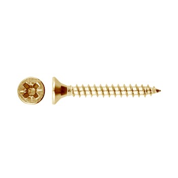 Шуруп универсальный 5.0х60 мм желтый цинк (250 шт в карт. уп.) STARFIX