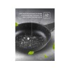 Сковорода литая ф 26х6.0 см, алюм., антиприг. покр., серия Black, PERFECTO LINEA