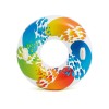 Надувной круг для плавания с ручками Rainbow Ombre, 122 см, INTEX