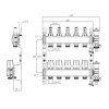 Коллекторная группа AVE136, 5 вых. AV Engineering