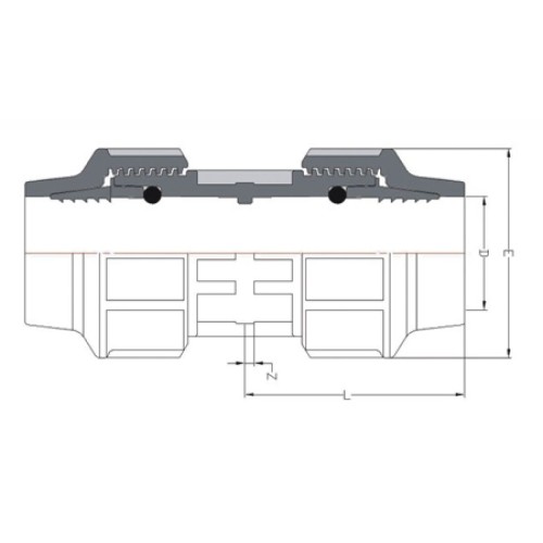 Муфта 40 (для ПЭ труб), AV Engineering