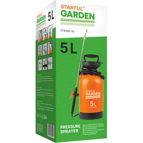 Опрыскиватель компрессионный 5л STARTUL GARDEN (ST6560-50)