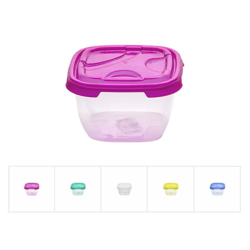 Контейнер пласт. прямоуг. 0.4 л, с крышкой, Frigo, DRINA